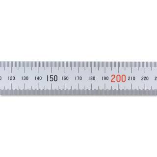 Shinwa stållineal 300 x 25 x 1,0 mm H101C