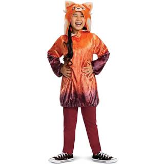 Mei panda kostume til b?rn officiel disney drejer r?d kostume barn st?rrelse lille (4-6x)