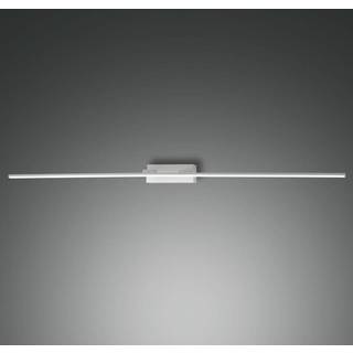Nala LED-spejllampe, hvid, bredde 110 cm, metal