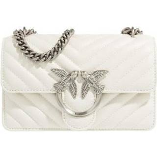 Pinko Love One Mini Skuldertaske elfenben