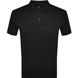 Armani Exchange Short Sleeved Polo T Shirt Black
