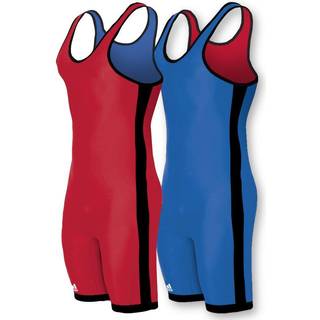 Adidas wrestling reversibel singlet - r?d/kongelig - stor