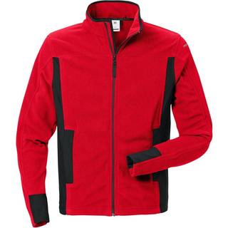 Fristads 120966 Microfleece Jakke 4003 / Arbejdsjakke Rød/Sort XS