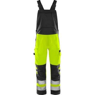 Fristads 1030 GPLU Overalls Bemærk, gul/sort Hi-Vis, gul/sort