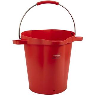 Vikan Spand m/hældetud 20 liter Rød (56924)