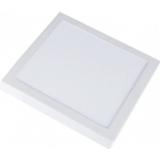 12W LED Panel, 3000K - Firkantet