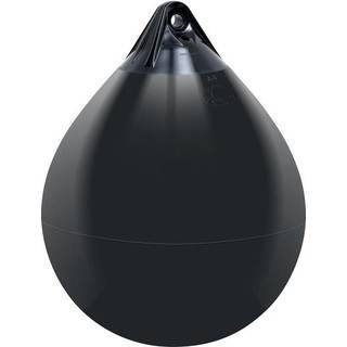 Kuglefender Polyform A1, Ø29.5 cm, sort med sort top