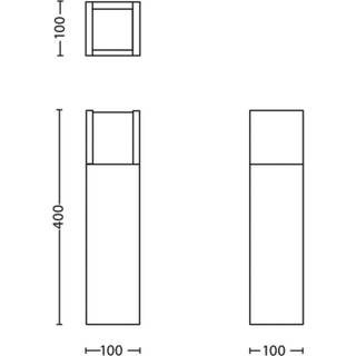 Arbour Pedestal An 1x3.8W 30K HV UE