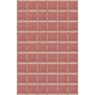 Layered Lilly gulvtæppe 250x350 Cm - Mønstrede tæpper Uld Claret Red - SHLILR250350
