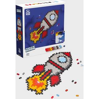 Plus-Plus Puzzle By Number Rumraket - Fra 5 år