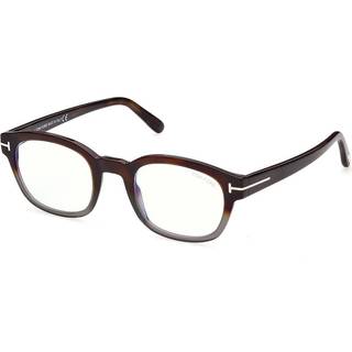 Tom Ford FT5808-B Blue-Light Block 055 49 Briller Mænd Brun - Brown Grey - 49mm