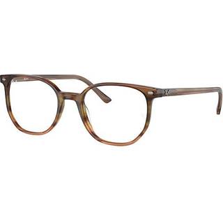 Ray - Ban Unisex RX5397 ELLIOT 8255 Optiske stel Acetat Brun Transparent Geometrisk Normal