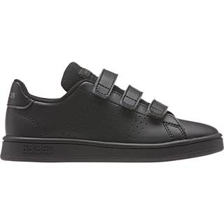 Advantage Court Lifestyle Hook-and-Loop sko - Core Black / Core Black / Grey Six - 32