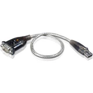 Aten Uc232a1-at Serielkabel Sort, Metallic 1 M Usb Type-a Db-9 1m. Usb Type-a Db-9 Sort, Metallic