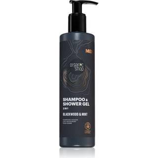Organic Shop Men Blackwood & Mint Shampoo og brusegel 2-i-1 til mænd 280 ml - 280 ml