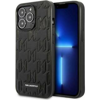 Karl Lagerfeld iPhone 13 Pro / 13 hardcase sort Monogram Plaque