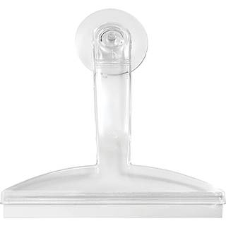Skraber med sugekop - Transparent - 20,4cm x 1,2cm x 21,9cm - Karla