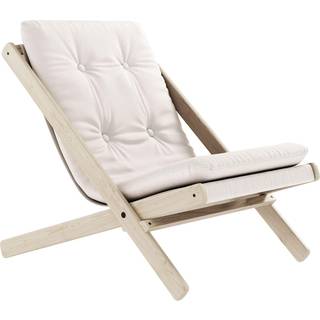 Boogie outdoor Lounge Stol fra Karup Design i Massiv FSC Fyrretræ | Japandi - Ubehandlet - 401 Hvid