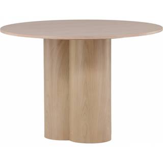 Olivia spisebord Ø110cm whitewash.