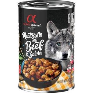 Alpha Spirit canned meatballs with beef & salvia 400g