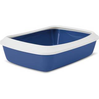 Savic Iriz Kattebakke Med Kant Nordic Blue - 50x36x11 cm