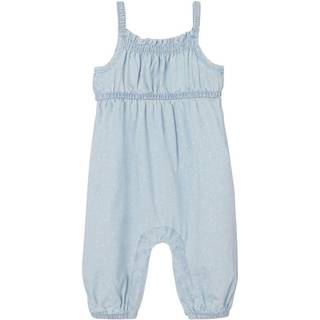 Name It Light Blue Denim Prikker Buksedragt