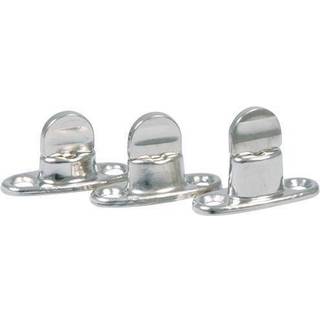 Kalechevridere, kromet messing, 8 mm, 10-pack