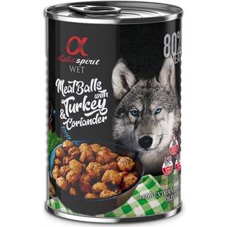 Alpha Spirit canned meatballs with turkey & coriander 400g