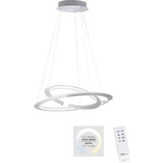 Alessa LED-pendellampe med to LED-ringe