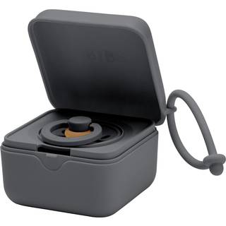 BIBS Accessories Pacifier Box - Sutteboks m. Plads til 3 Sutter - Iron