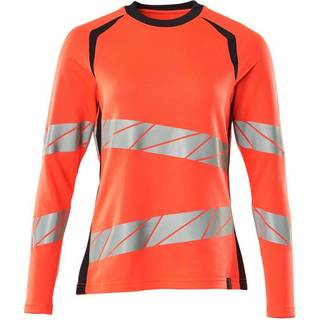 MASCOT® T-shirt, langærmet Hi-Vis Rød/Mørk Marine 19091-771-22210 M ONE