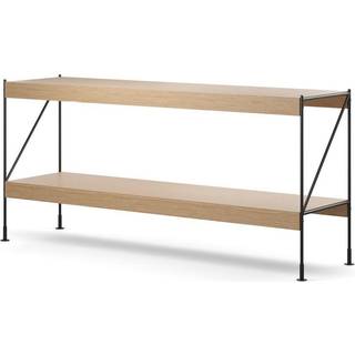 Audo Copenhagen Zet Storage System H 70 Black steel - Natural Oak