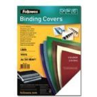 Fellowes Linen Texture bag og kartonforsider A4 250g hvid