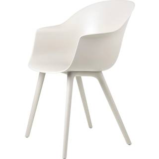 GUBI Bat Dining Outdoor stol alabaster white