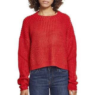 Urban Classics Dame Bred Oversize Sweater Fire red