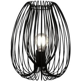 Camp bordlampe, sort, trådkurv, Ø 20 cm