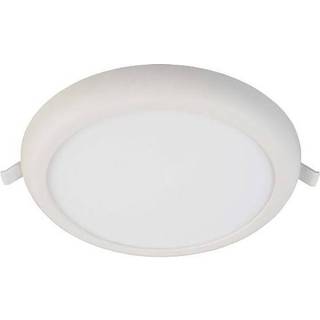 LED indbygningsloftlampe Zaurak, hvid, rund Ø 22 cm
