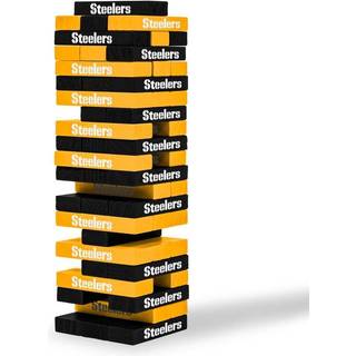 Wild Sports NFL Pittsburgh Steelers Table Top Stackers 3 """" X 1 """" X .5 """" Teamfarve