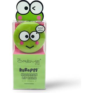 CRME SHOP X SANRIO Hello Kitty Macaron Lip Balm (Keroppi Green Apple A Day) Koreansk sød duftende lomme bærbar beroligende avanceret must-have on