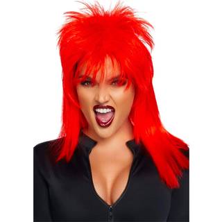 Leg Avenue Unisex Rockstar Wig Red