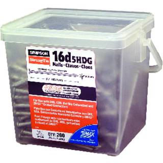 HDG Nails 16d 5#Box (pakke med 1)