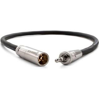 Kondor Blue Mini XLR til 3,5 mm (1/8 tommer) Mini Jack med l?seskrue Mount (1/8 tommer) TRS Stereo Mic 12 tommer kabel til lapel Lavalier Microph