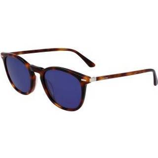 Calvin Klein Unisex CK22533S 220 Solbriller Acetat Havana Blå Geometrisk Normal Fotokromatisk