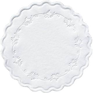 DUNI GO Tissue Kopunderlag Rund Ø9 cm Flerlags Hvid 10000 stk (40800)