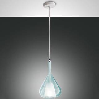 Hængelampe lilla, azurblå, 1 lyskilde, glas