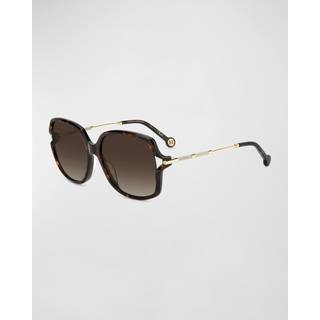 Carolina Herrera HER 0132/G/S Asian Fit 086/HA 58 Solbriller Kvinder Tortoiseshell - Dark Tortoise - 58mm