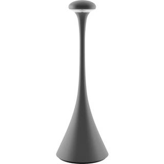 Nudrop LED-bordlampe, batteri, IP54, grafitgrå