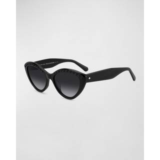 Kate Spade Juni/G/S Pearl Asian Fit 807/9O 55 Solbriller Kvinder Black - Black - 55mm