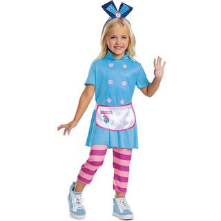 Alice kostume til b?rns officielle Disney Alice's Bakery Costume Toddler St?rrelse stor (4-6x)