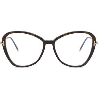 Tom Ford FT5769-B Blue-Light Block 052 56 Briller Kvinder Tortoiseshell - Dark Tortoise - 56mm